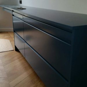 chiffonier avec tablette sur mesure